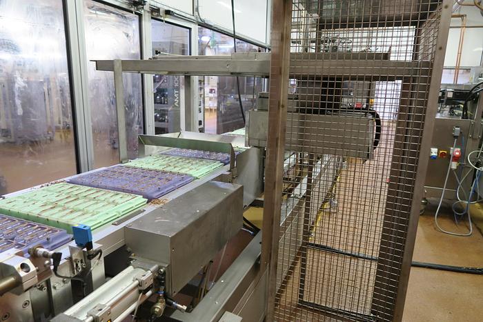 Used Aasted Frozen Cone Chocolate Moulding Line