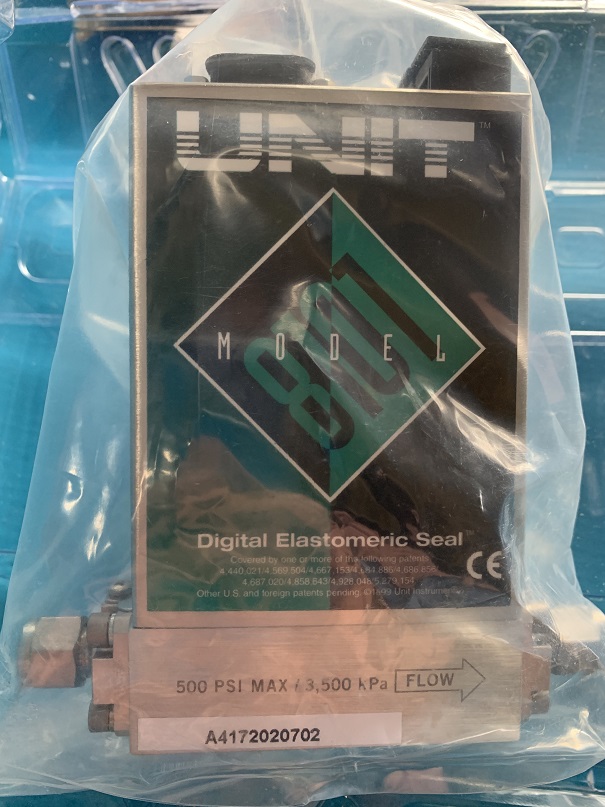 Used digital elastomeric seal mass flow controller ufc-8101