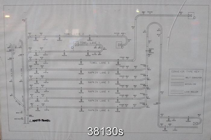 Used Alvey Automated Conveyor System #38130