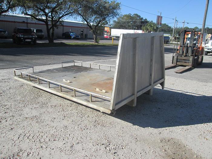 Used 8'x12' Aluminum Tred Plate Flat Bed Truck Body