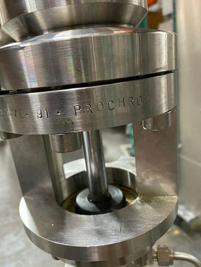 Used Prochrom HPLC Stainless Steel Preparative Chromatography Column 3.5" x 20" 100 bar 1450 PSI