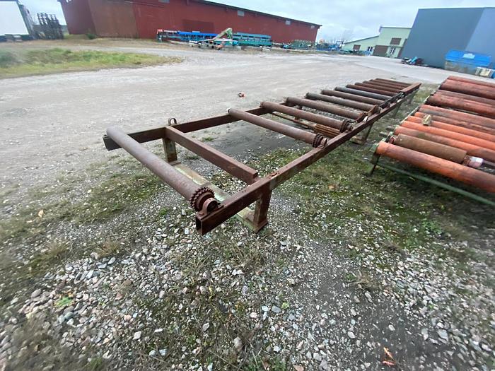 Used Roller conveyor, lumber packages