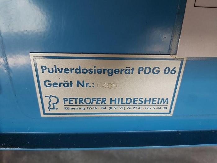 Used Piston lubricating system, powder dosing unit, PDG 06, Petrofer,  used