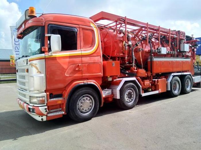 Gebruikt 2004 SCANIA + Helmers recycler 164 G