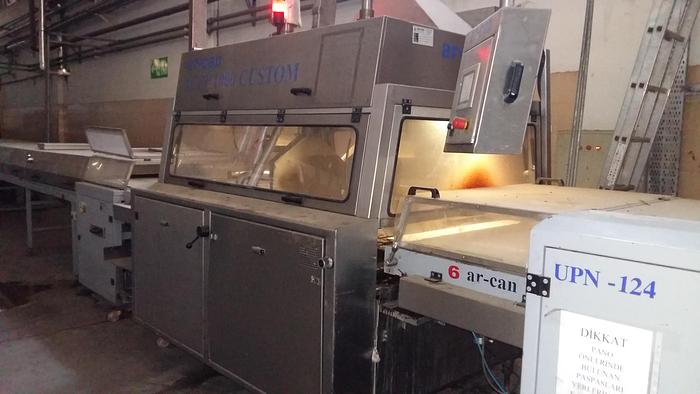 Used (2) 1m wide Chocolate Enrobing Lines