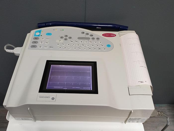Gebraucht GE MAC 1200 ST EKG Gerät auf Wagen