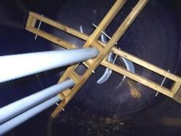 Used Pfaudler approximately 750 gallon glass lined storage tank