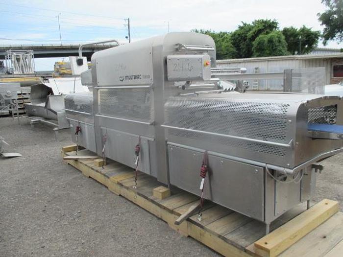 Used Multivac Tray Packager; Md#T-800