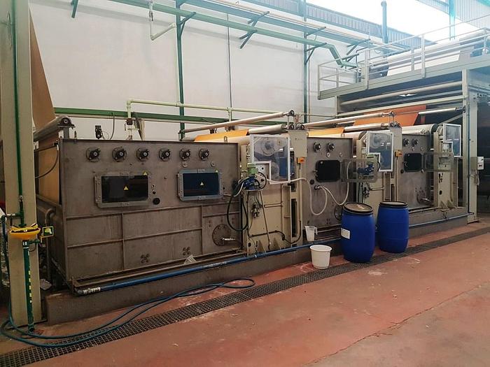 Used FLAT BED PRINTING - STEAMER - WASHING - DRYER  LINE