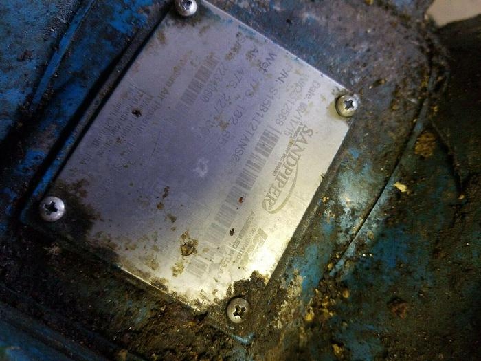 Used Sandpiper 1581I2Tans000 diaphragm pump