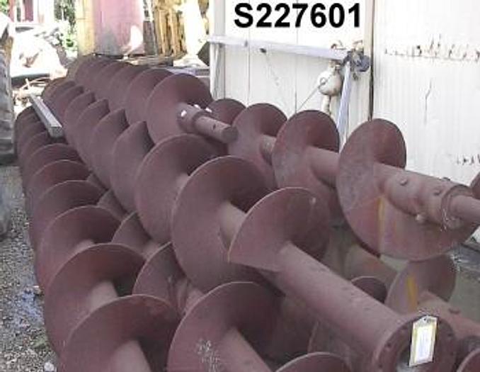 Used Conveyor, Screw, 24" Diameter, Carbon Steel, Screw Only (2) #S227601