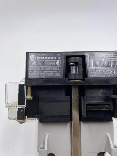 Used Allen-Bradley 194R-NJ030P3 Ser B 