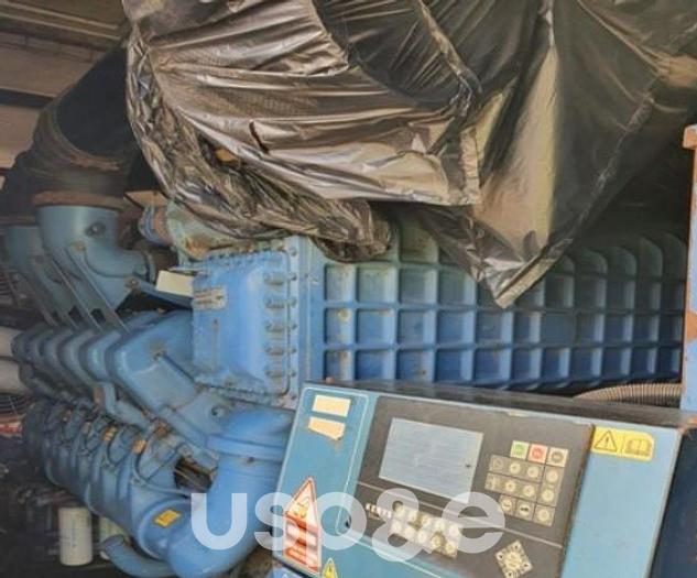 Used 2 MW 2014 Used MTU 12V4000G63 Diesel Generator Sets