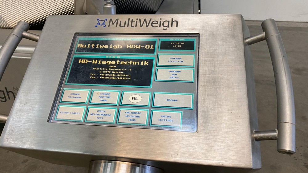 Used Multiweigh 10 heads weigher