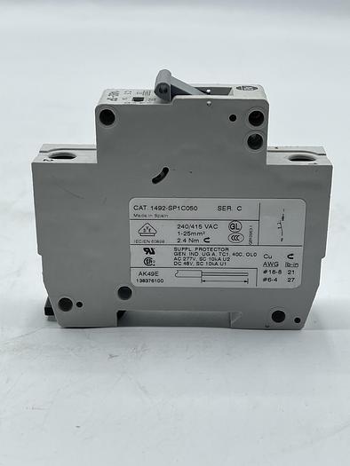 Used AB ALLEN BRADLEY 1492-SP1C050