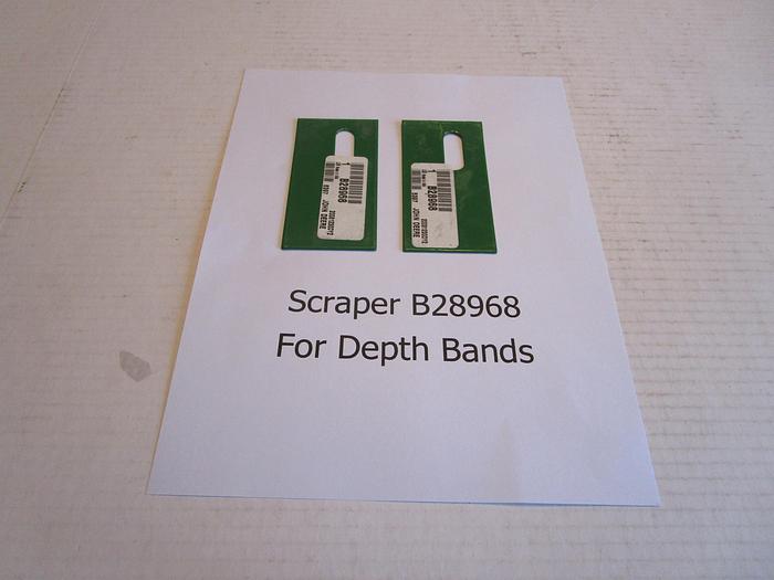 New Set of B28968 Scraper Blades for Depth Bands on John Deere 71 and Yetter 71 series planter