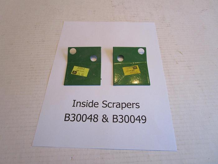 Set of Inside Scraoers B30048 & B30049 for John Deere 71 and Yetter 71 series planter