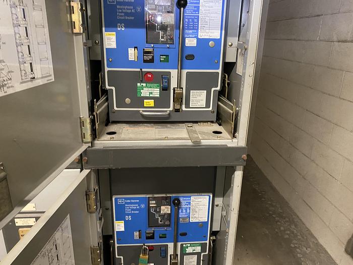 Used CUTLER HAMMER 3000 / 4500 KVA DRY TYPE TRANSFORMER W/ BREAKERS AND SWITCH