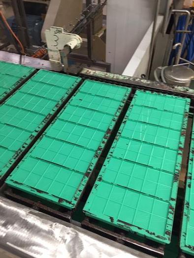 Used chocolate bar moulding line