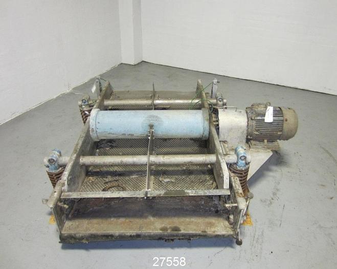 Used Black Clawson WANDEL Vibrating Screen, 3/8" Holes #27558