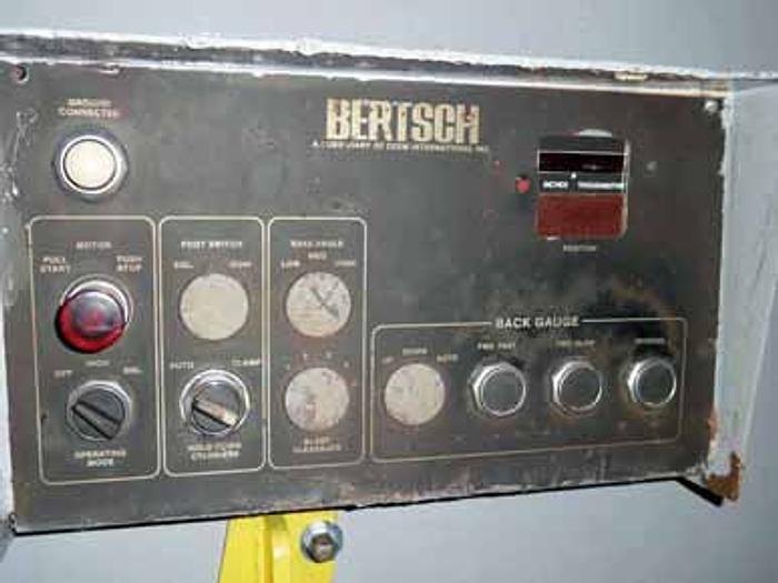 Used 1983 Bertsch  500144 Hydraulic Shear | 1/2" x 12', adj. Gap,FOPBG