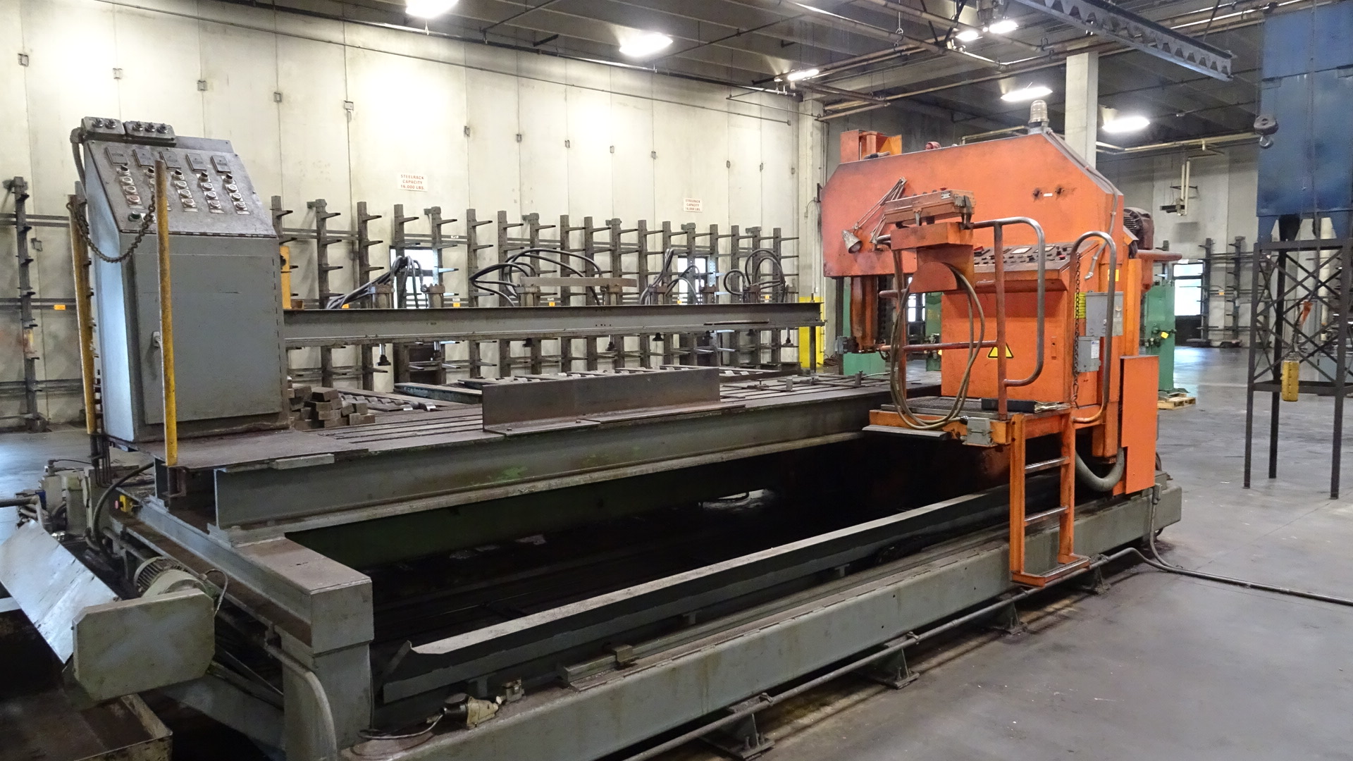 Used Kasto Mdl. 620 / 1050 Plate & Block Saw;  42” Thr; 157” Tvl