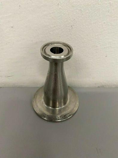 Used Lot of 6 - Stainless Steel 2.5" Sanitary Fitting Reducer 1/2" to 1"