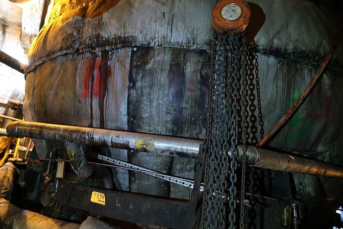 Used METSO B1CU32/105L 10" S/S PNEUMATIC ACTUATED VALVE