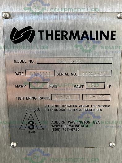Used Thermaline  T-20 S-36 Plate Heat Exchanger 265°F