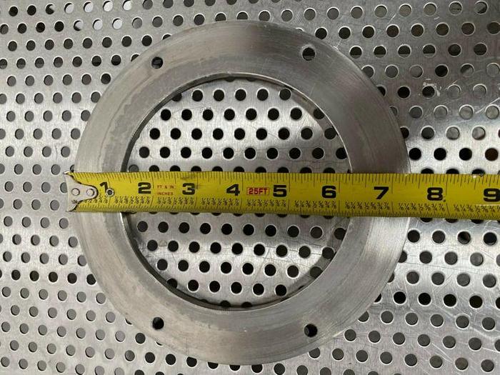 Used Circular 6" Sight Glass w/ Stainless Steel Frame