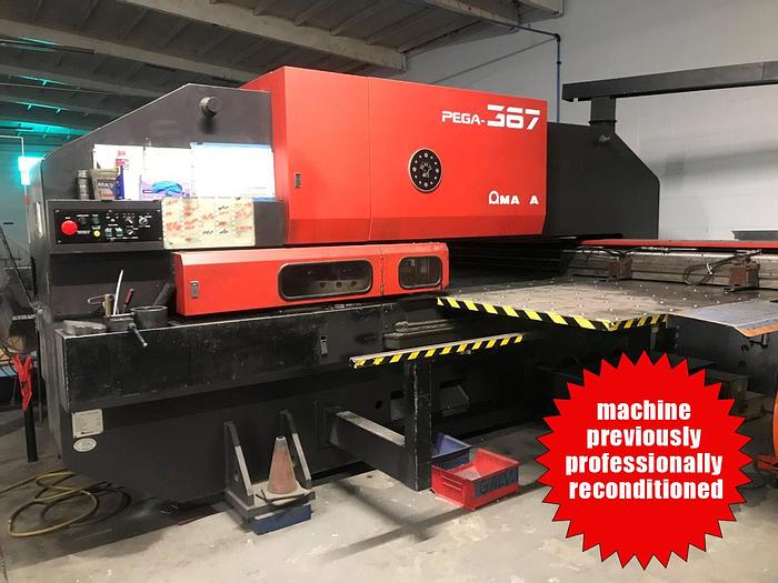 Used 1989 33 Ton Amada Pega 367 CNC Turret Punch