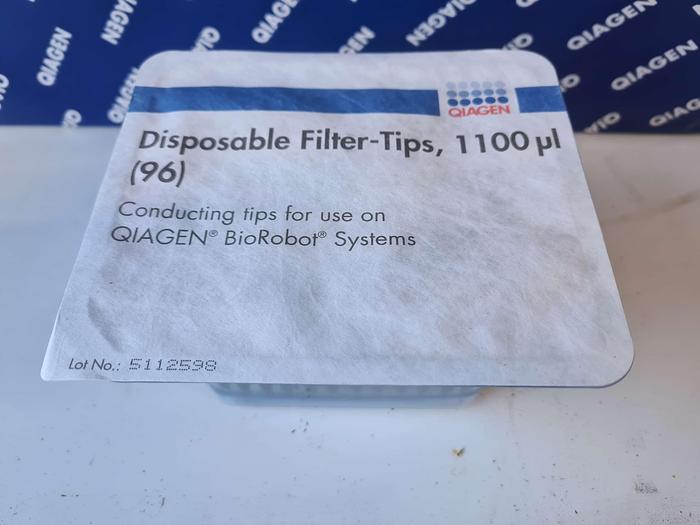 Used Qiagen Disposable Filter-Tips 1100ul box of 960
