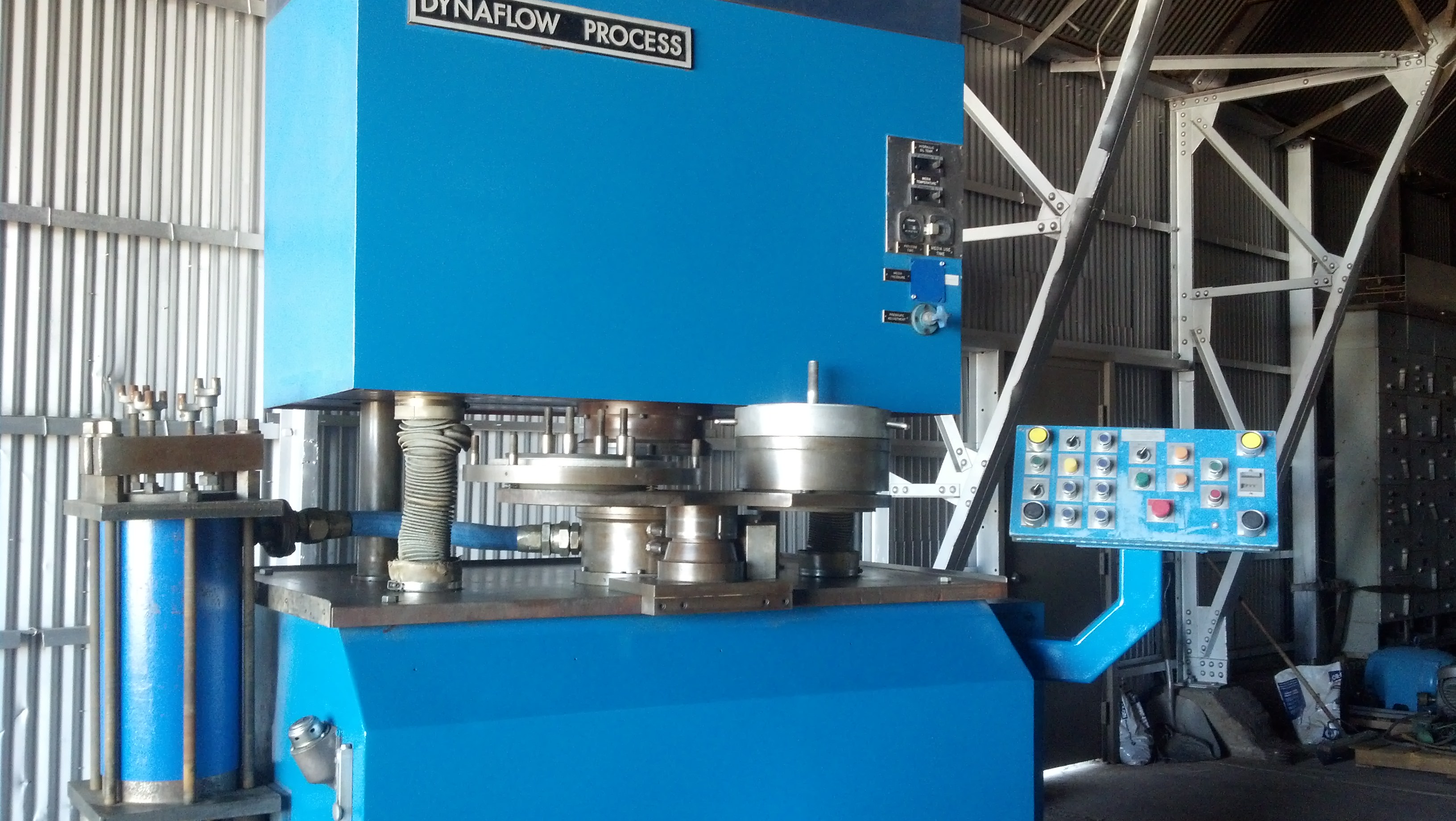 Used Dynetics Dynaflow Model HL60CF-830 Abrasive Flow Deburring Machine