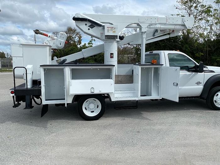 Used 2016 Ford F550 4x4 Versalift VST47I 52ft Material Handler Bucket Truck - 29270