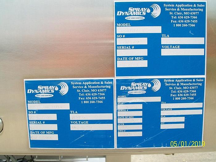 Used Spray Dynamics Scarf Plate Distributor