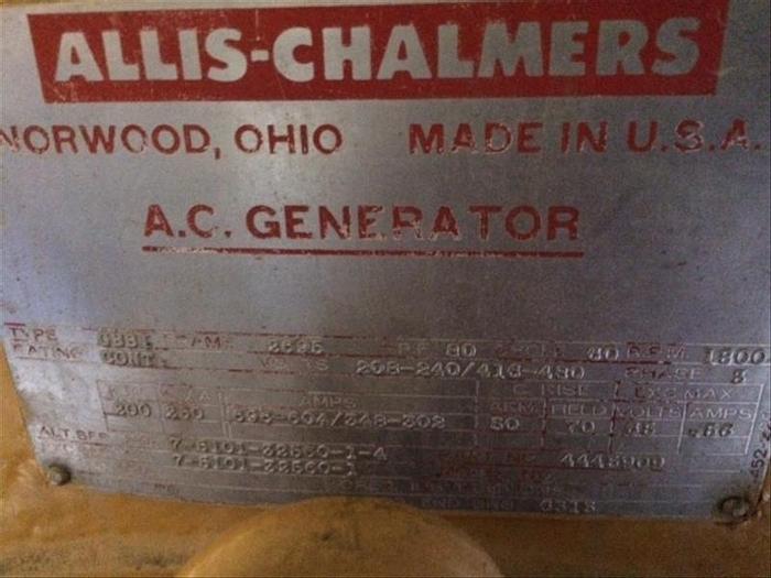 Used Allis Chalmers 200KW