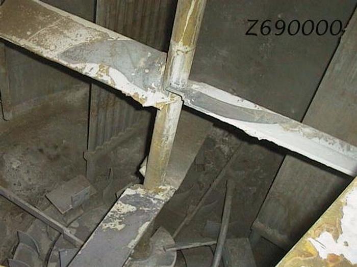 Used Tank, 1,750 Gallon, 316 Stainless Steel, 7' X 6', 7-1/2 HP Agitated, #Z690000