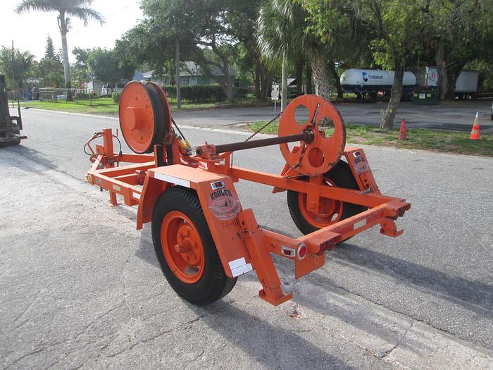 Used Single Axle Cable Reel Trailer