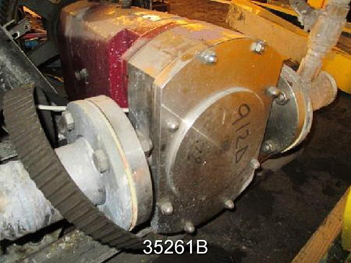 Used GPM S5-0116-H10 2" Stainless Steel Rotary Lobe Pump #35261