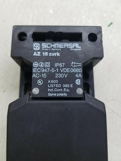Used SCHMEASAL SAFTY SWITCH MODLE# AZ16 ZVRK
