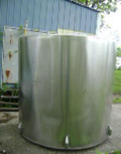 Used 1,500 GALLON PERMA-SAN MIX TANK – T-316 S/S – #6387