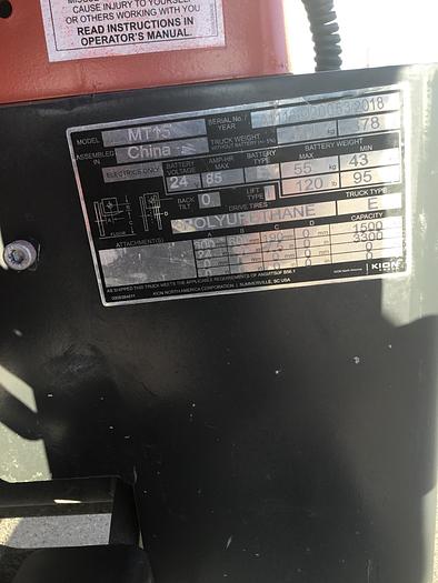 Used 2019 LINDE MT15