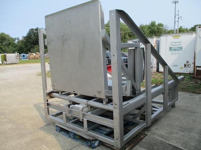 Used AMFEC Vat Dumper; Md#15C; Two-Stage; 9' Dump Height