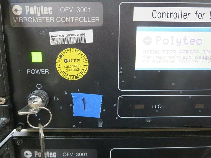 Used Polytec, OFV 3001, Vibrometer Controller, (X 4),For Parts &/Or Repair,NO RETURNS