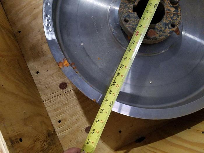 24" Pulley Wheel Meco Shiv Assembly Never Used 502 Steel # 2301504001