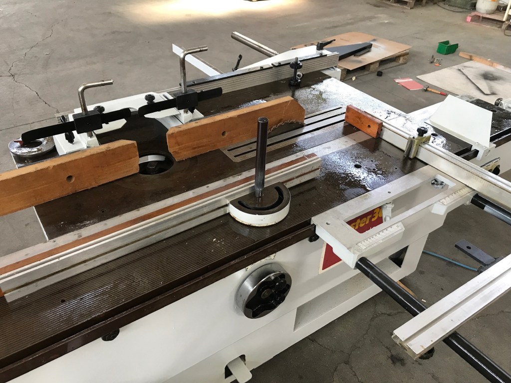 Usato Sega, Incisore e Toupie con carro da 3 metri