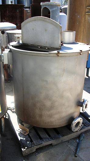 Used Tank, 150 Gallon, S/st, Mix, Agit, FBFt, Less Drive #S694021