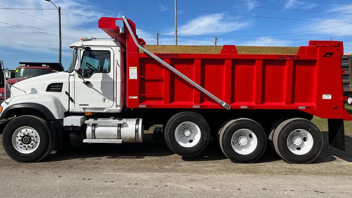 Used 2004 Mack Granite CV713 Tri-Axle Dump Truck
