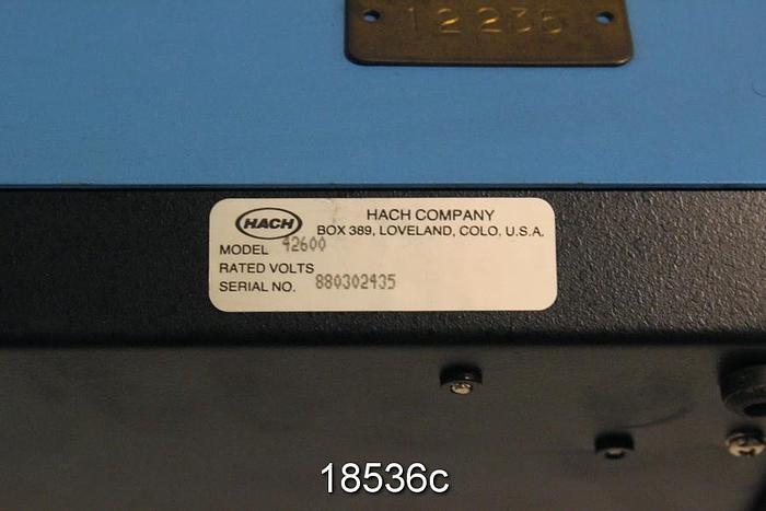 Used Hach DR-1A Colorimeter, 42600 #18536