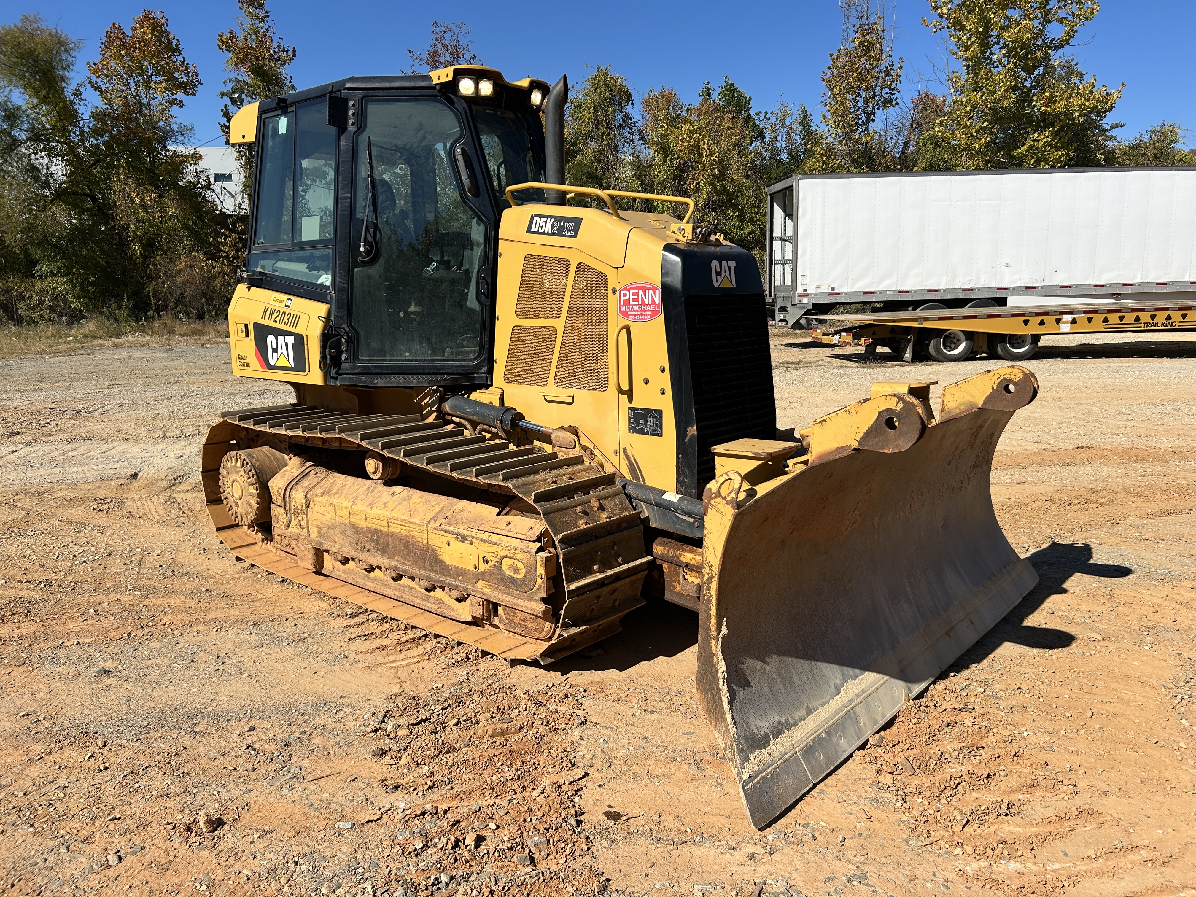 Used 2018 Caterpillar D5K2 XL with complete new CAT U/C
